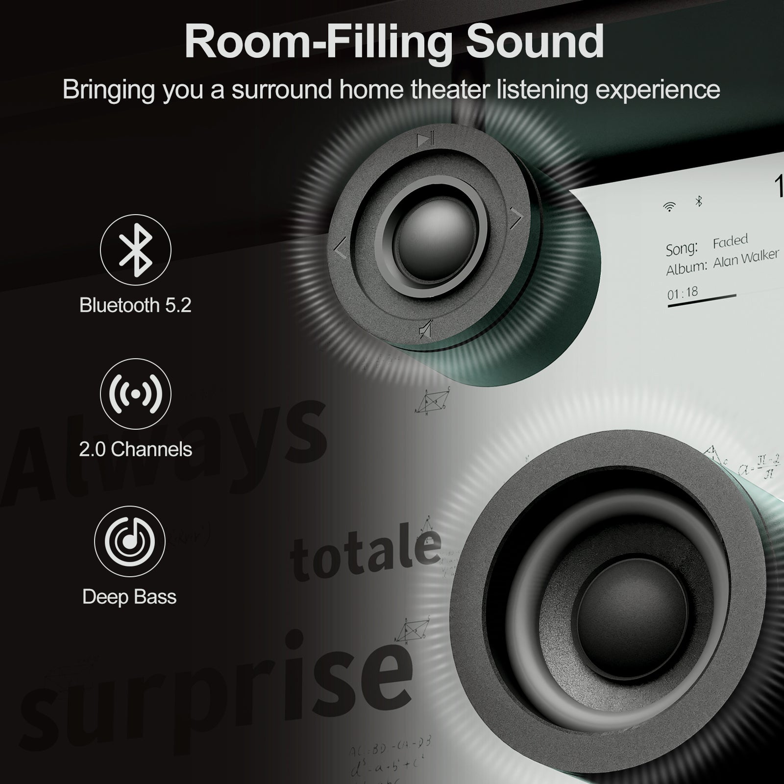 Transparent Lyric Speaker