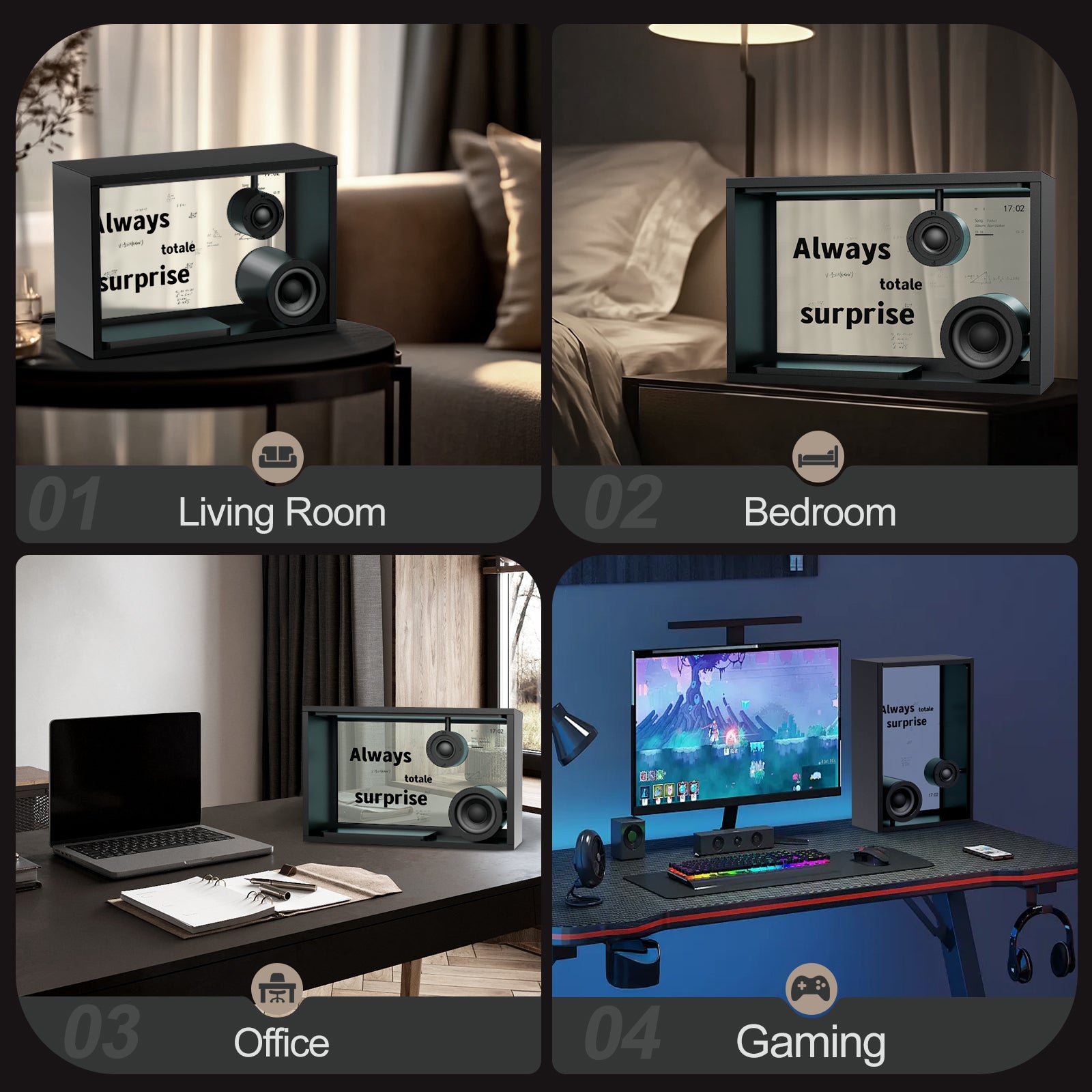 Transparent Lyric Speaker