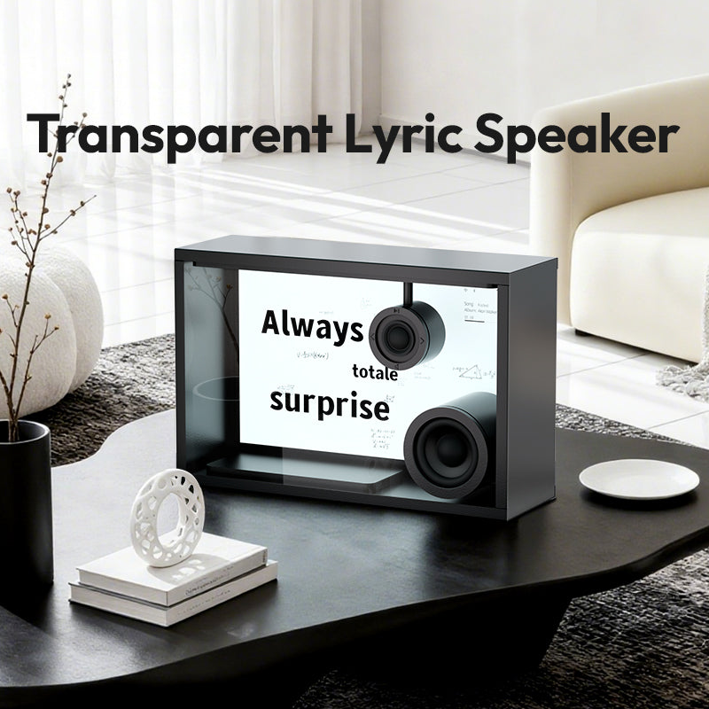 Transparent Lyric Speaker