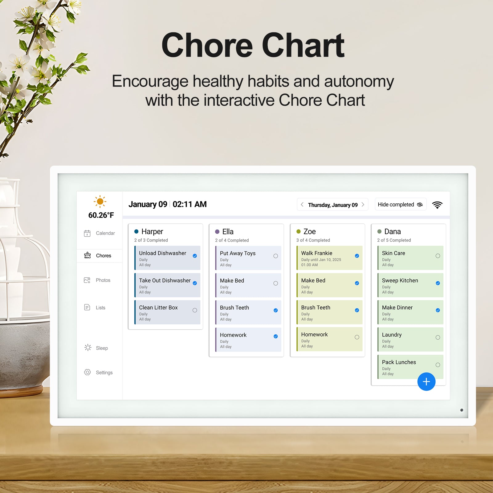BOCT Smart Digital Calendar
